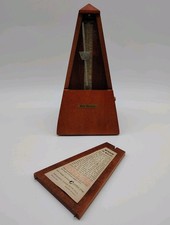 vintage Seth Thomas Solid Wood Pyramid Metronome de Maelzel