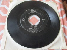 THE LEAVES-Hey Joe-Solid VG (tested)-1966/Mira 45-California Garage Rock