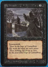 Bog Wraith Alpha PLD Black Uncommon MAGIC GATHERING CARD (ID# 490278) ABUGames