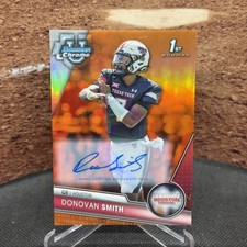 2023 Bowman U Chrome Orange Shimmer Refractor 1/25 Donovan Smith #178 Auto 3hd