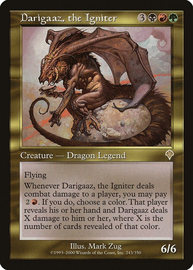 Darigaaz, the Igniter #243 *Normal* Invasion - NM MTG
