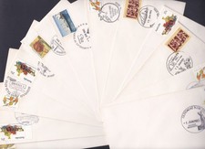 1983 SET OF 12 AUSTRALIAN DECIMAL STAMP SOUVENIR COVERS PICTORIAL POSTMARKS #25