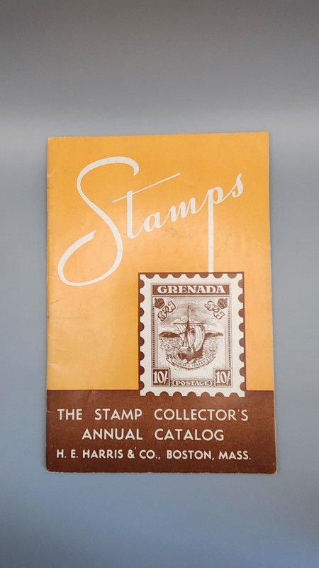 Vintage 1940 The Stamp Collector's Annual Catalog H.E. Harris & CO. Boston MASS.