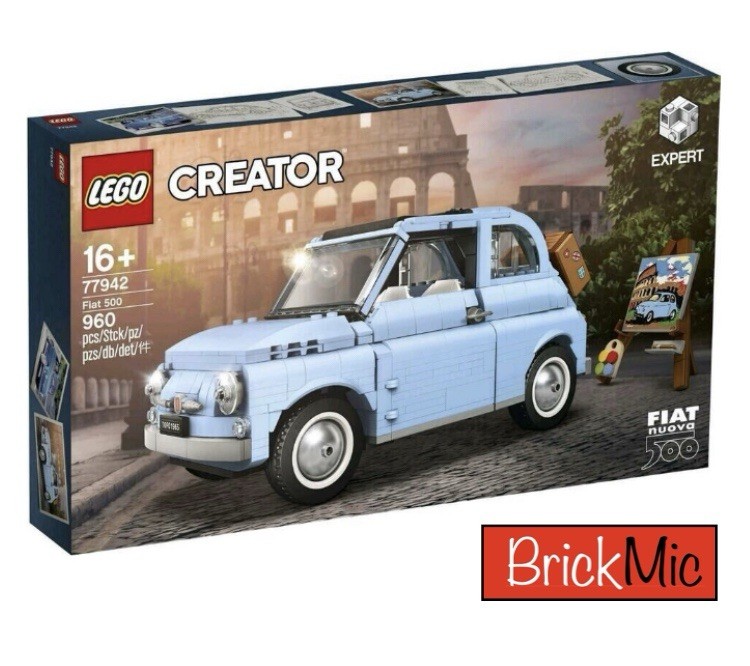 LEGO Creator Expert 77942 Blauer Fiat 500 - Neu & OVP