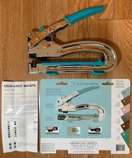 We R Memory Keepers Crop-A-Dile 2 - Big Bite Blue, Heavy Duty Single Hole Punch