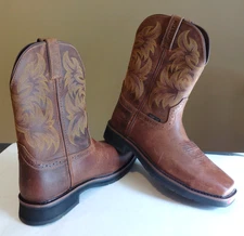 NEW Justin Men's Sz 11 D Handler Brown Square Comp Toe Work Boots SE4824