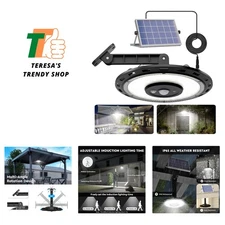 Solar Shed Light 3000LM with Remote Control - Dimmable & 5 Modes for All Day Use