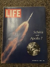 Life Magazine October 25 1968 Schirra & Apollo 7 Very Good Life Magazine October 25 1968 Schirra & Apollo 7 Very Good