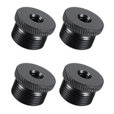 4 PCS Mic Stand Adapter 5/8 To 1/4 Inch Threads Fits Camera Tripod Mount
