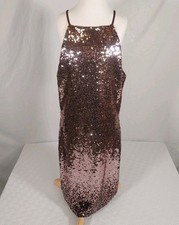Windsor Sequin Women's Dress Size 9 Wine Fuchsia Rose Cocktail Formal Prom Party