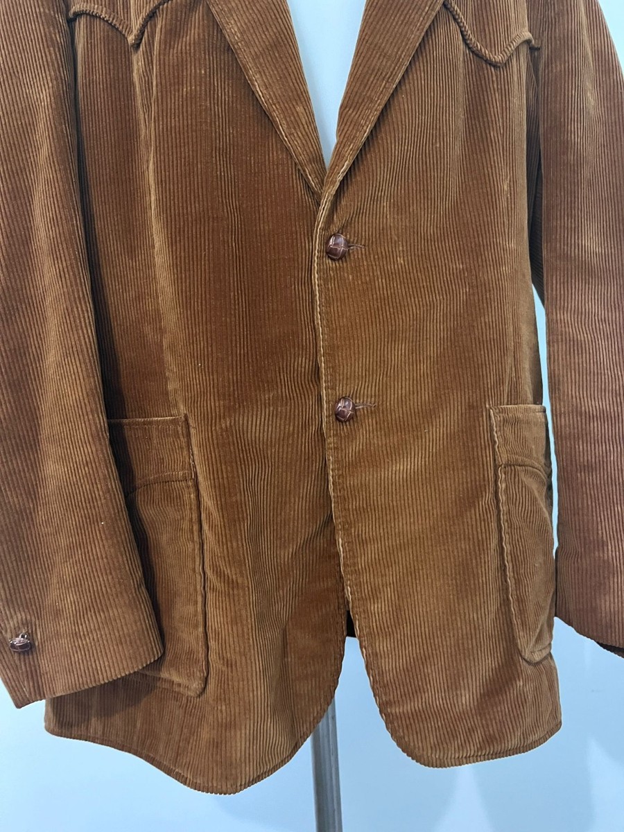 Vintage Classic Design Brad Whitney Corduroy Western  Blazer View 4