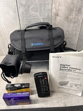 Sony Handycam DCR-TRV530 Camcorder Parts NO CAMERA Lens Tapes Remote Bag