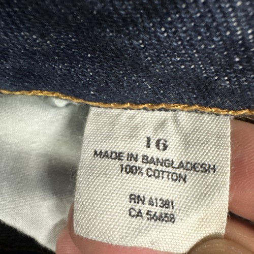 Polo Ralph Lauren Jeans Boys 16 Blue Straight Leg Distressed Denim 100% Cotton - Picture 7 of 9