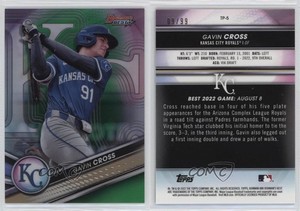 2022 Bowman's Best Top Prospects Green Refractor /99 Gavin Cross #TP-5