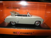 1:43 Maxichamps Wartburg 311 Coupe 1958 Grey/White-Grau/Weiss In Ovp