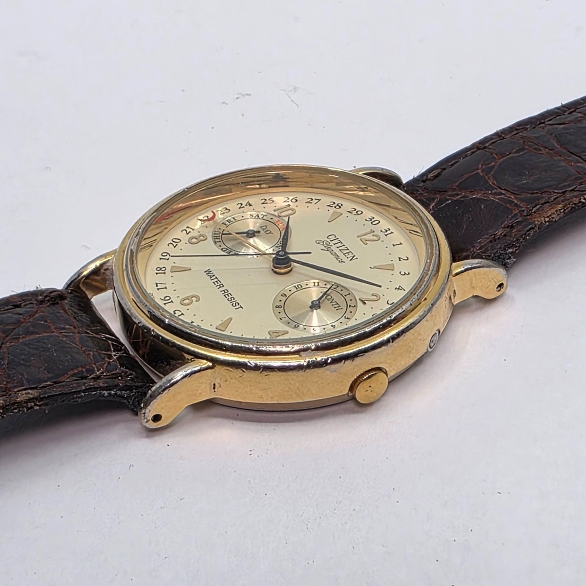 Vintage Citizen Elegance 6355-G30003 Quartz Wrist Watch PARTS OR