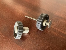 Vintage 1930 Royal Model 10 Typewriter Platen Knobs & 4 Screws thumbnail