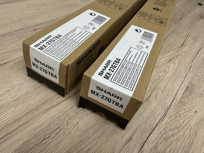 2 Stück Original SHARP Toner MX-27GTBA Schwarz/black  für MX-2300 MX-2700 OVP