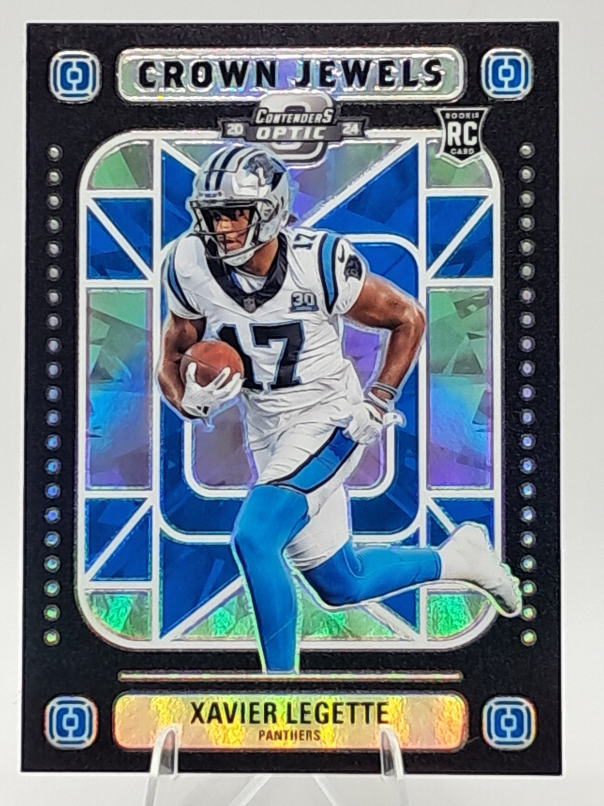 2024 Panini Contenders Optic Crown Jewels Xavier Legette Case Hit CJ-XLE