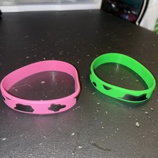 Rubber Cow prints Rubber bracelets Set of 2