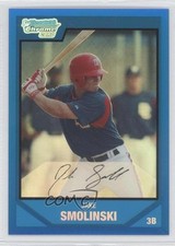 2007 Bowman Draft Chrome Picks Blue Refractor 28/199 Jake Smolinski Jacob 0a7