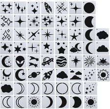 Star Cloud Moon Stencils for Painting Space Paint Stencil for Wall 60 Space