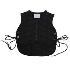Kids Horse Riding Vest Shock Absorption Front Zipper Closure Padded Kids Horse