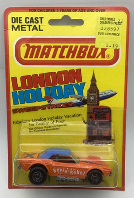 vintage 1981 Lesney Matchbox REVIN' REBEL #1, MB1 Challenger excellent condition