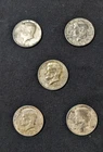 Set of 5 Coins 1966P 1965P 1968D Kennedy Half Dollar 40% Silver