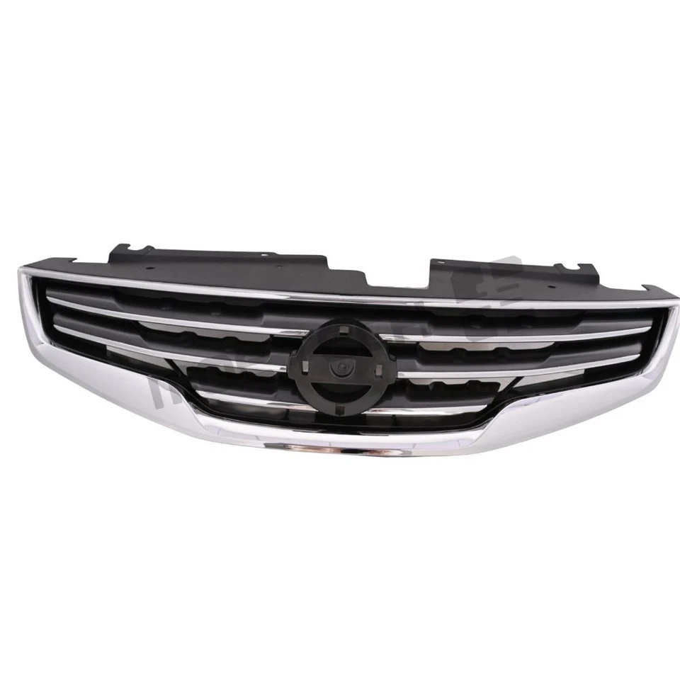 For 2010 2011 2012 Nissan Altima Sedan Chrome Grille Assembly with Black Insert Foto 4 de 4