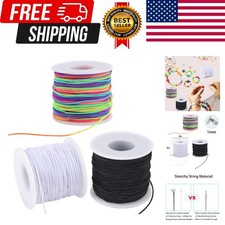Stretchy String for Bracelets, Sturdy Elastic Cord for Jewelry Making, Necklaces