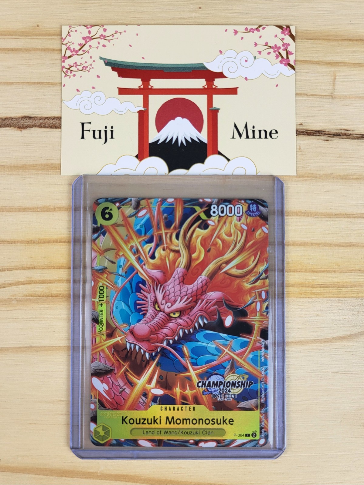 TEXTURED PROMO CS 2024 - P-064 Kouzuki Momonosuke - One Piece Card Game - OP TCG