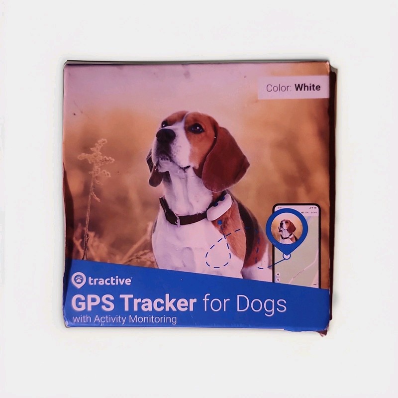 Tractive GPS Tag Tracker with Activity Monitoring, iOS, Android , White