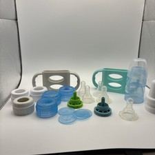 Dr. Browns Replacement Caps, Nipples, Lids, Tops And Milestone Handles Lot