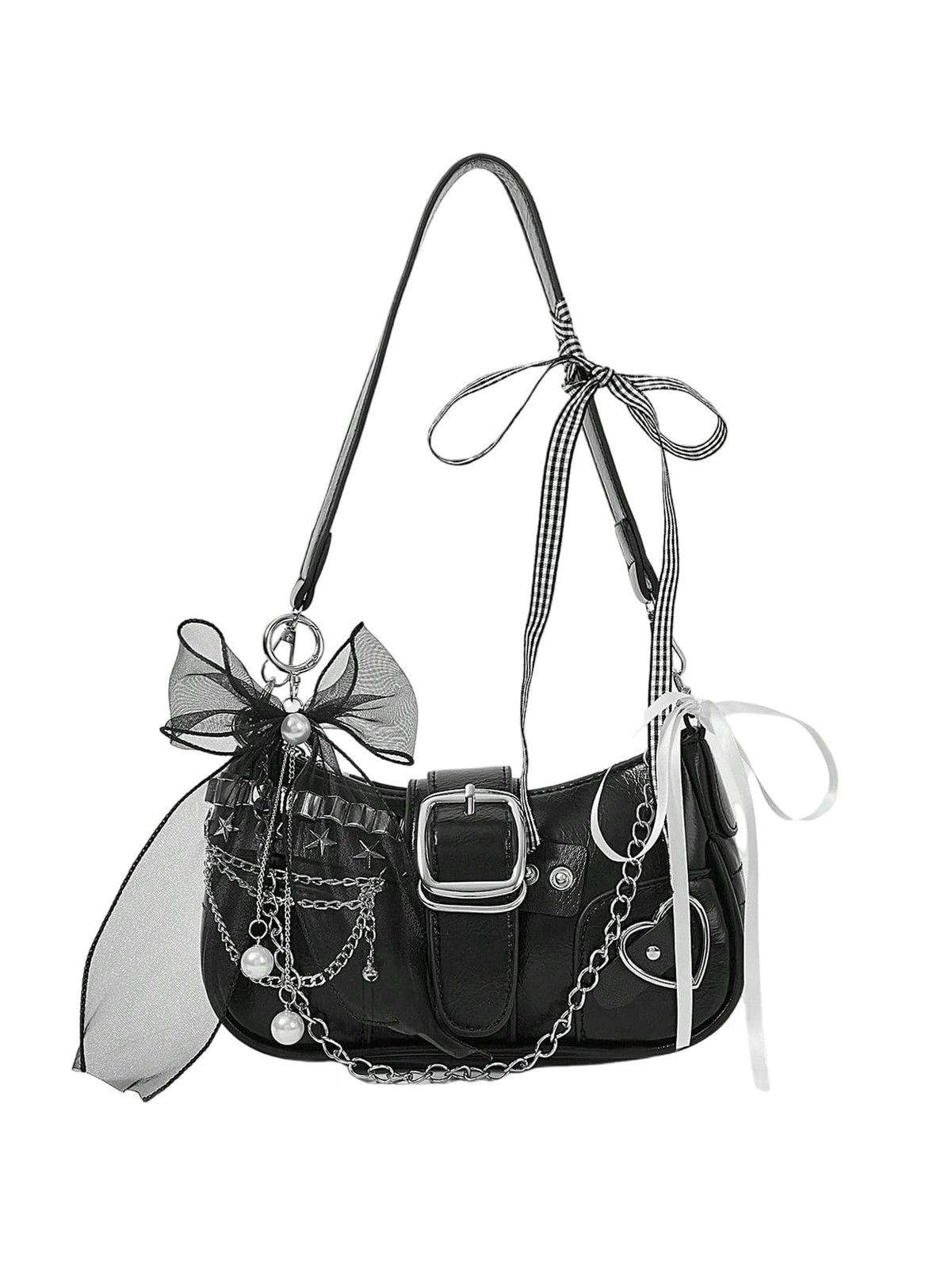 's Y2k Purse Star Embroidery Shoulder Bag Cute Purses Mini Chain Hobo Handbag...