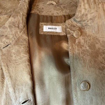 Bally Womans Jacket/Blazer made of  100% Suede Leather Size 44