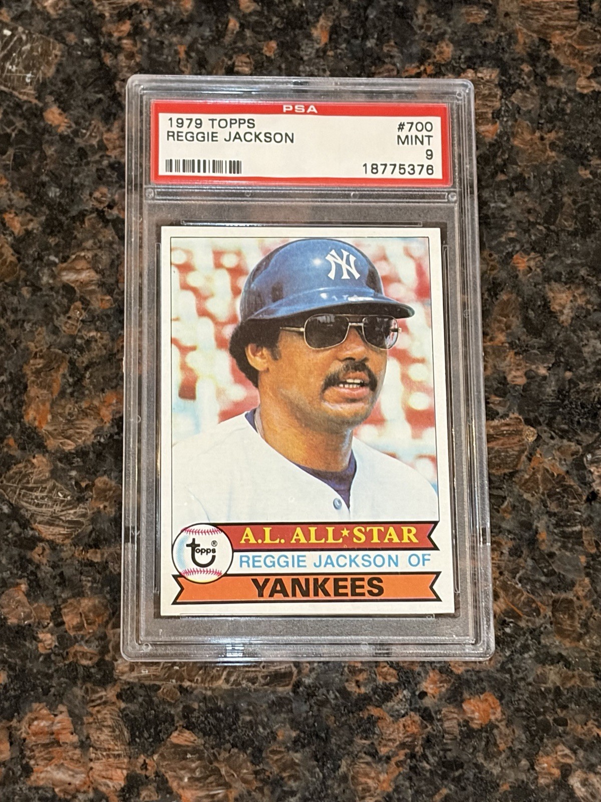 1979 Topps Reggie Jackson #700 Baseball Card PSA 9