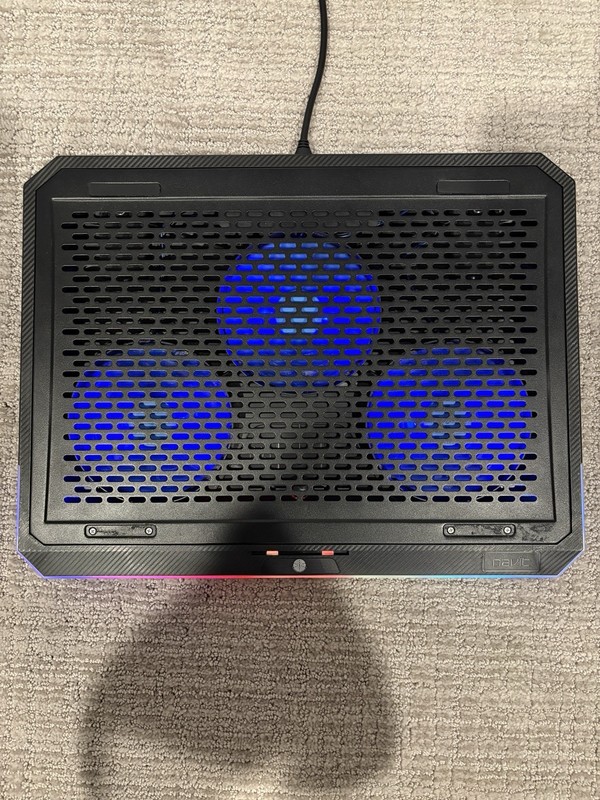 Havit RGB Gaming Laptop Cooling Pad (w/cord) [approx. 16” x 12”]
