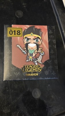 League Of Legends Draven Figure Series 1 #18. New In Box Retired Character.