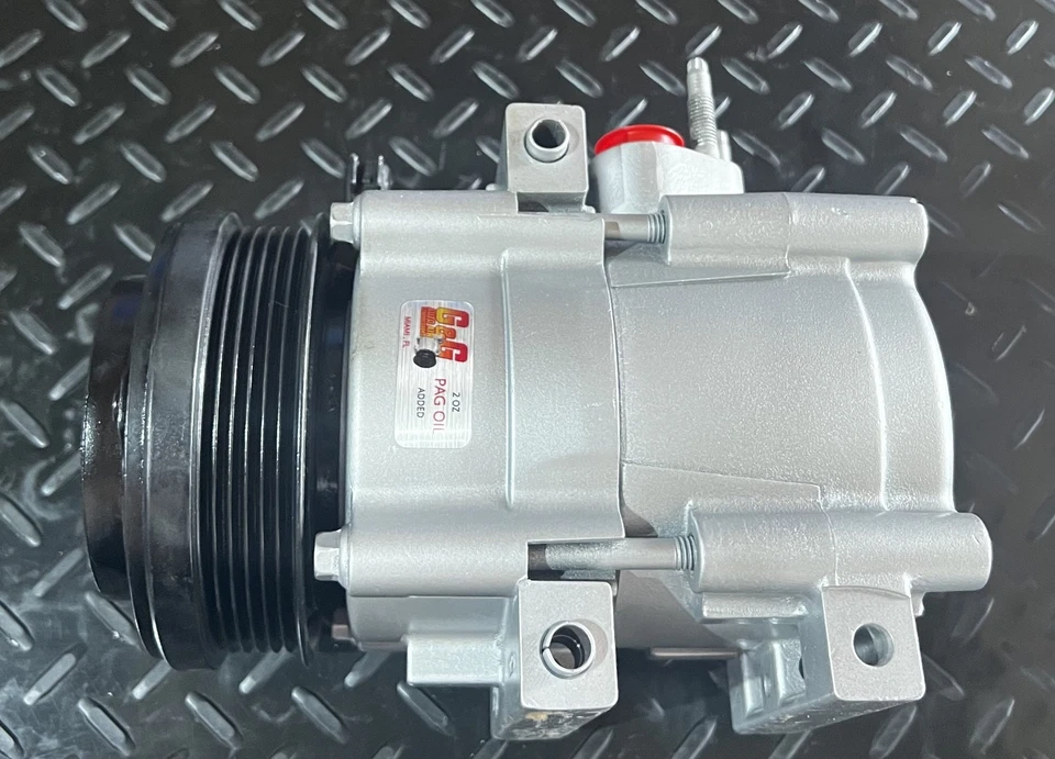 Compresor de aire acondicionado compatible con Ford Crown Victoria 06-11, Lincoln Town Car, Mercury, 67185 Foto 3 de 4