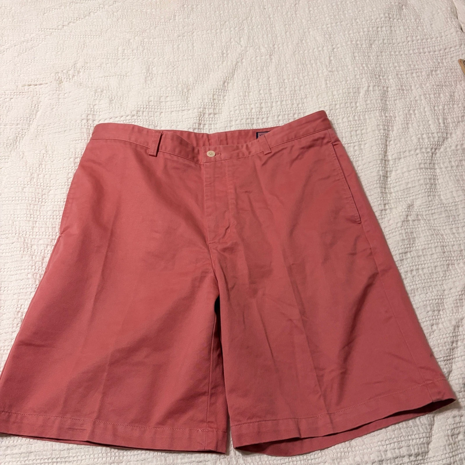 Vineyard Vines Mens Club Short Coral Pink Cotton Twill Chino Shorts Size 35
Opens in a new window or