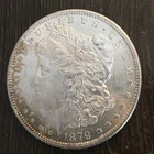1879-S Morgan Silver Dollar, Uncirculated 90% Silver (F262)