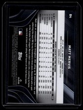 2023 Topps Chrome Matt Mervis #84 Black /199 RC