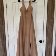 Azazie Tan Wedding Dress