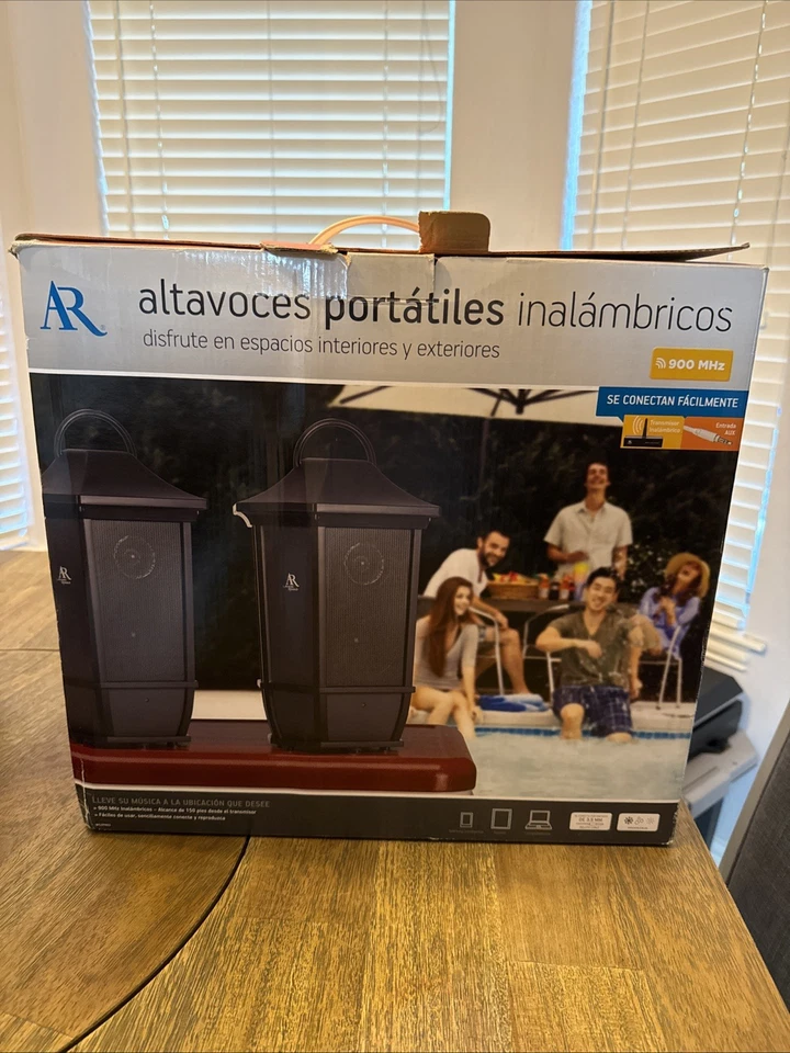 2 Altavoces Bluetooth Inalámbricos Portátil Interior/Exterior Acoustic Research AWSEE2 AR Foto 3 de 4