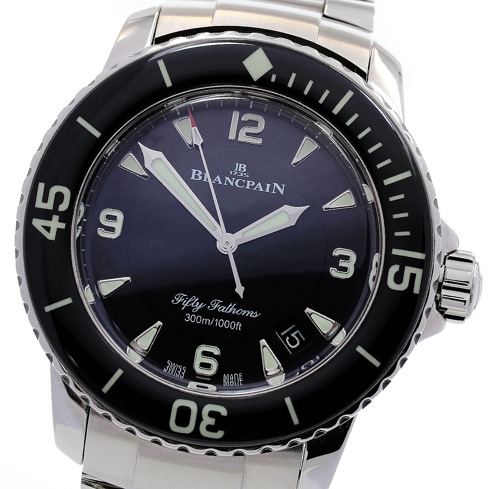 Blancpain Fifty Phazomus 5015-1130-71S Date black Dial Automatic