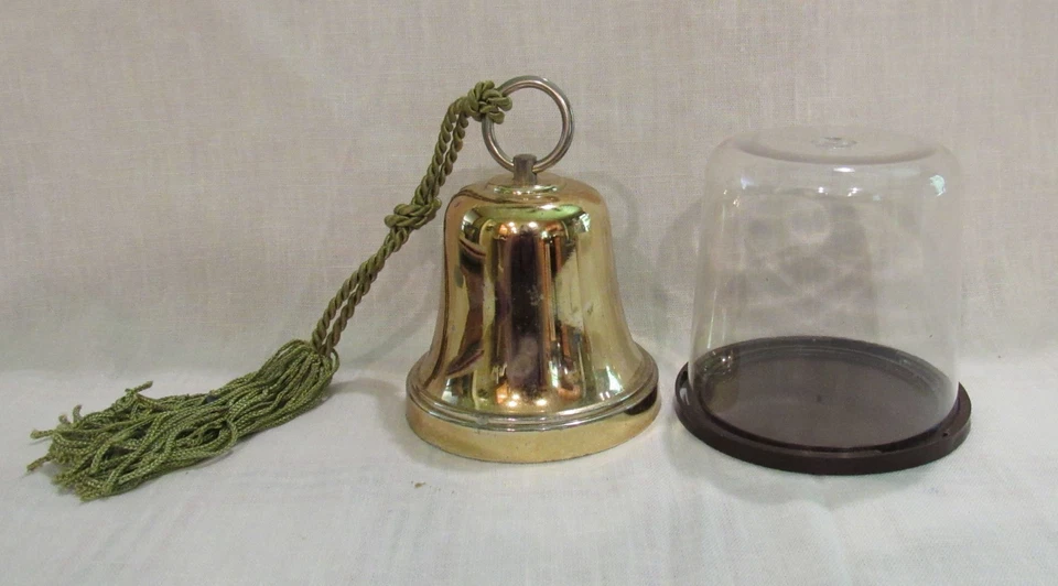 Campana de Navidad Vintage Caja Original Hecha en Alemania Occidental - Usada (CM825) Foto 4 de 4