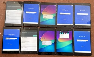 Lot OF 10 Asus ZenPad Z85 POOJ 16GB (Verizon) Cracked Glass Bad Touch BROKEN