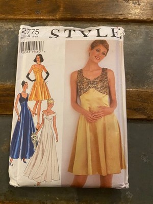 New Style Misses Abendkleider Schnittmuster Größe 8 - 18 2775