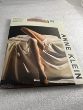 Anne Klein Polished Sheer Nude X- Large Control Top Pantyhose Reinforced Toes